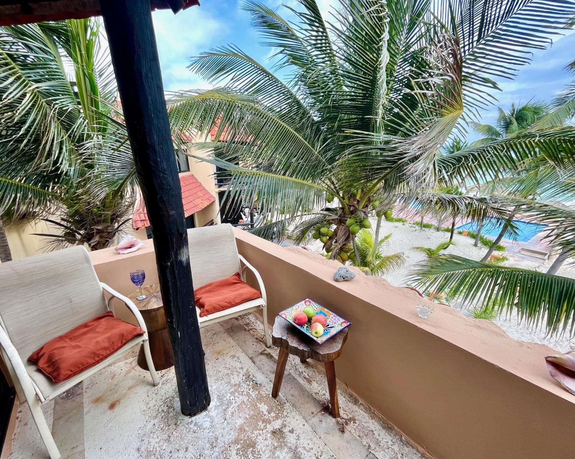 Beachfront Hammock Heaven Akumal Bagian luar foto