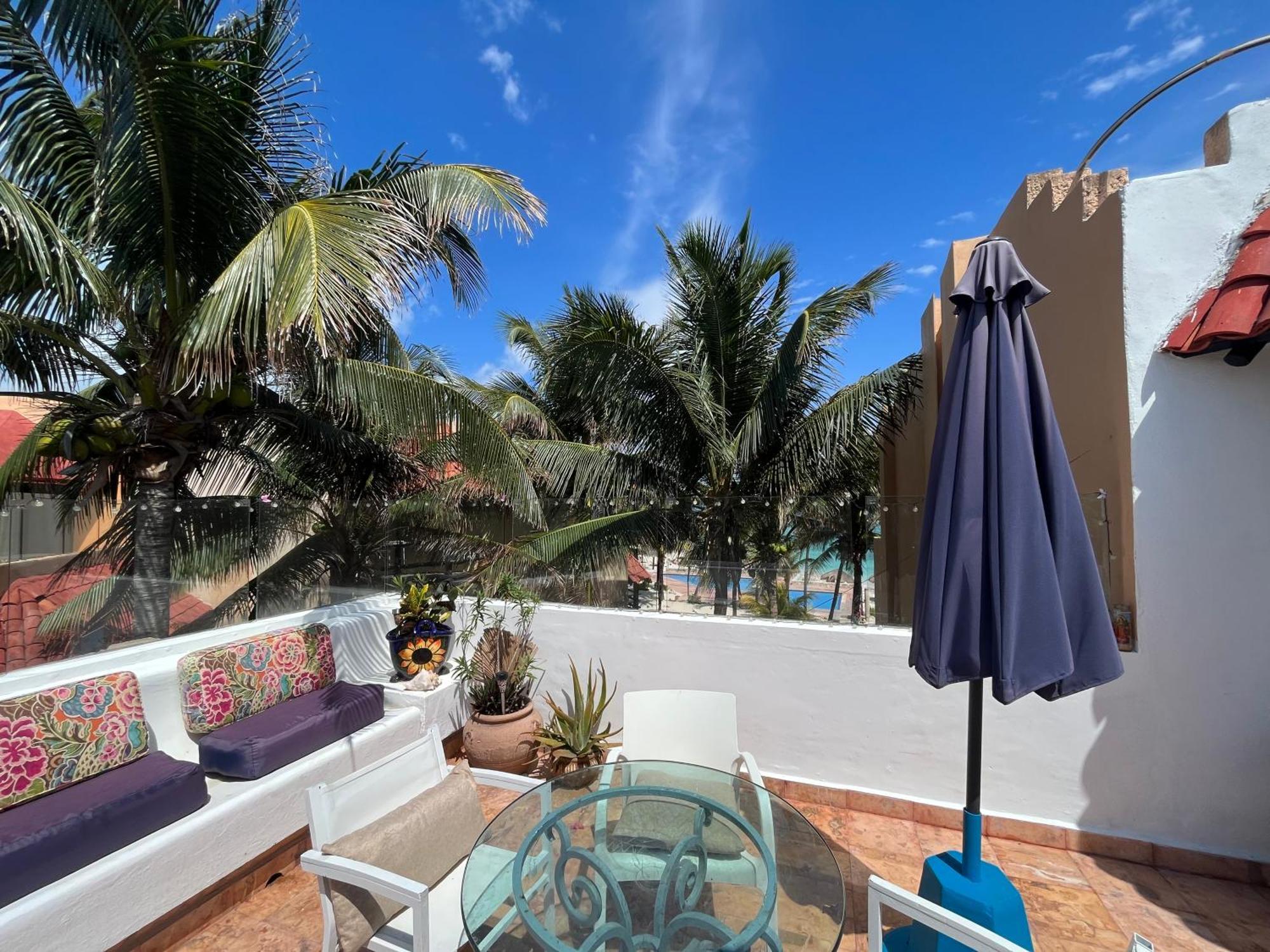 Beachfront Hammock Heaven Akumal Bagian luar foto