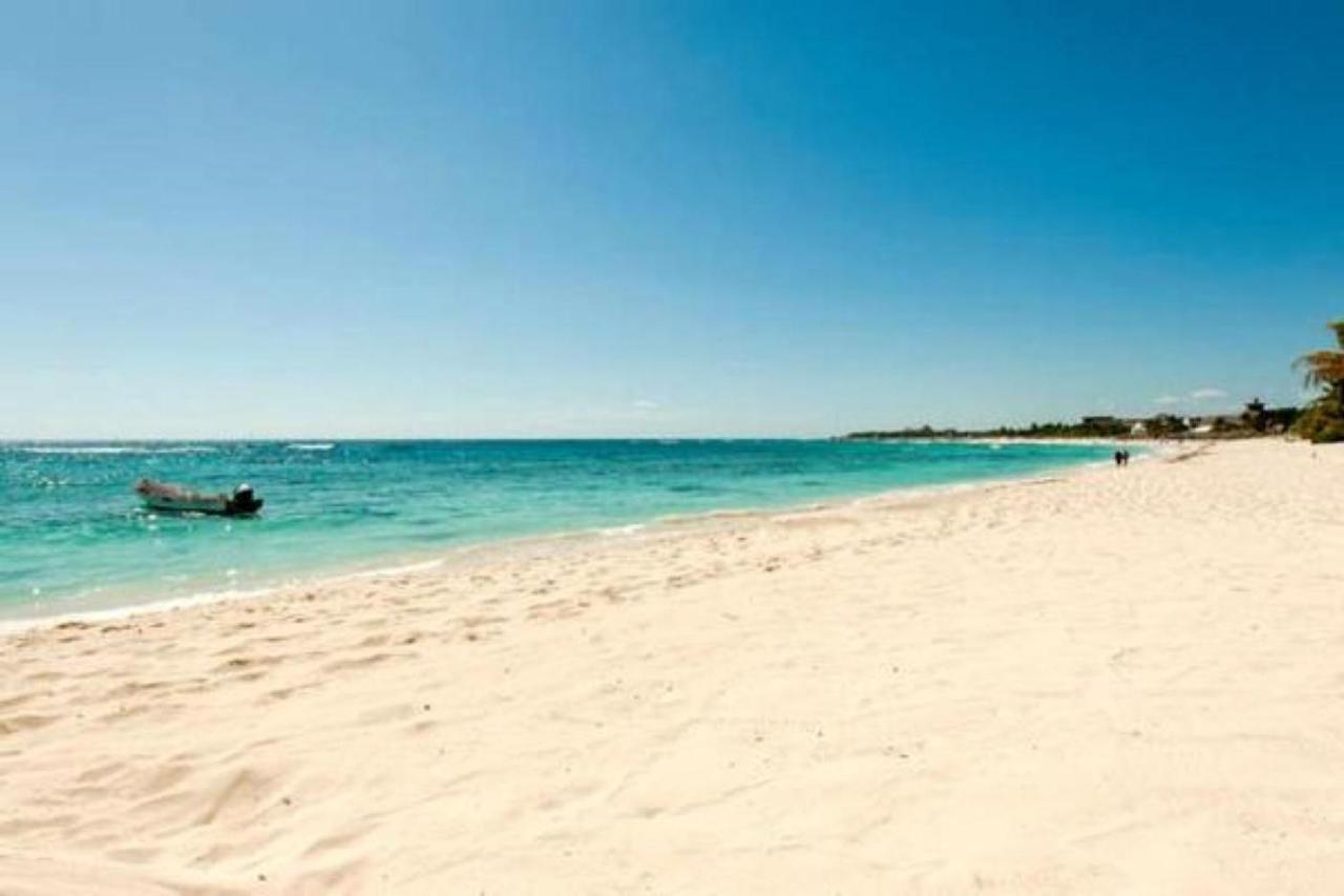 Beachfront Hammock Heaven Akumal Bagian luar foto